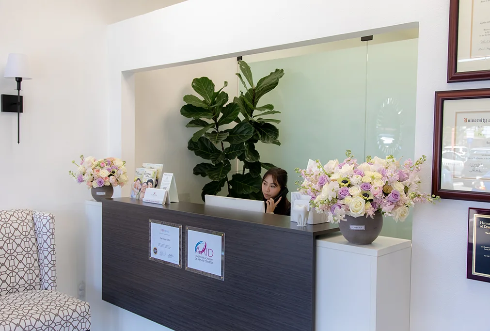 Front Desk Reception Area Tan Khuu