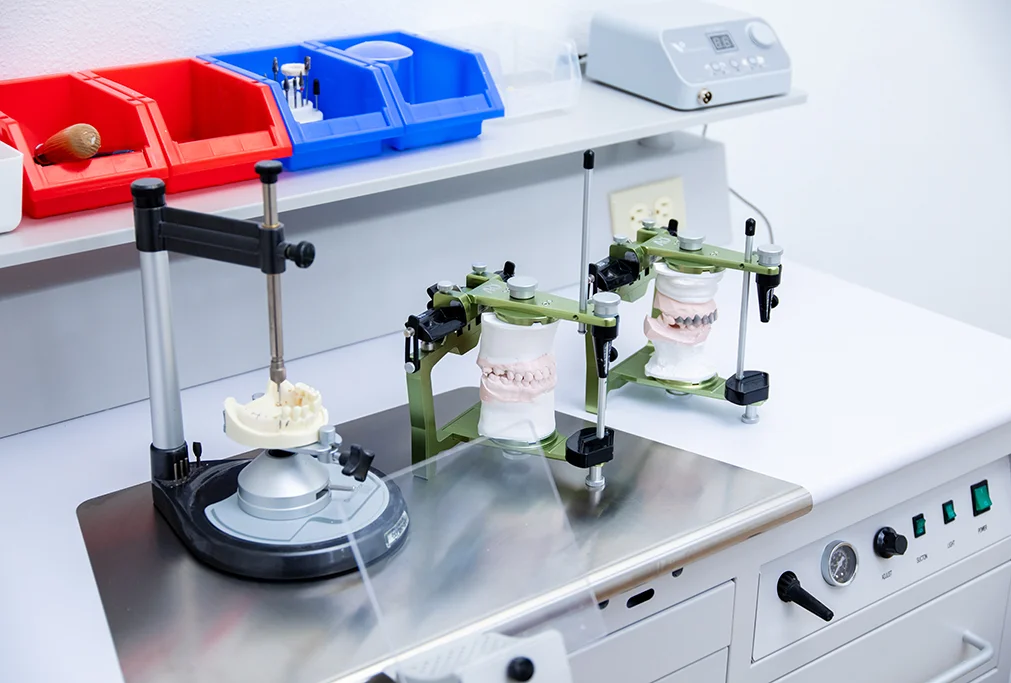 In-Office Lab Desk For Prosthetic Fabrications